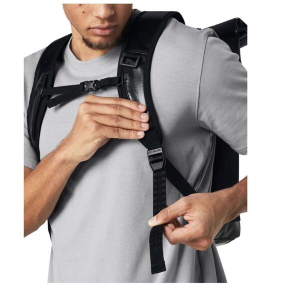 Under Armour 1382311-001 Unisex Black UA Summit Roll Top Backpack - Picture 16 of 16